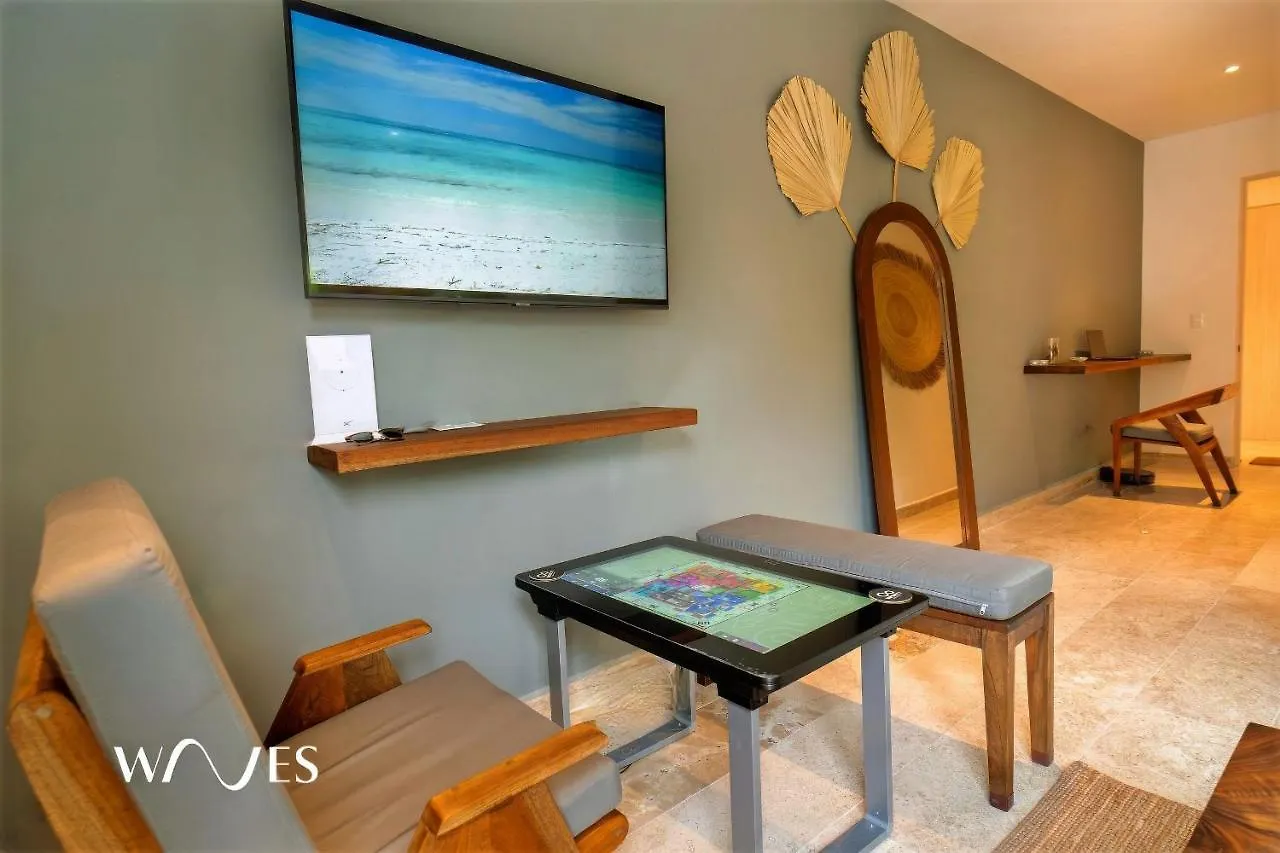Apartmán 2Rec. | Ubicacion Premium | Luminoso | Amenidades Lx Tulum 0*,